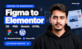 convert html, xd, PSD ,figma to wordpress using elementor or elementor pro