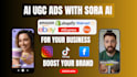 create stunning commercial ads using veo 3 and sora 2