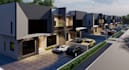 turn 2d dwg file to cgi design of property, render house exterior for marketing