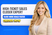 sales representative sales closer sales agent high ticket closer