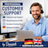 provide multilingual customer support in german and english