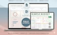 custom digital financial planner budget excel planner tracker google spreadsheet