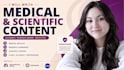 write medical articles, research summaries and scientific content