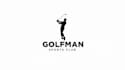 design creative golfer man logo in 12 hours