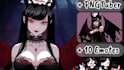 do female 2d vtuber model, live2d rigging in anime style, vtuber commission