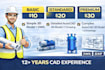 create accurate 3d models from 2d drawings in autocad