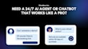 build a custom ai agent or voice chatbot u
