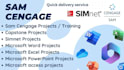 do sam cengage pearson and simnet projects