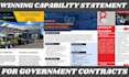 write and design government capability statement government contract capability