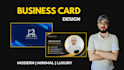 design a professional and custom business card