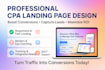 design a high converting CPA landing page