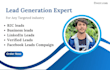 be your lead generation expert for your business