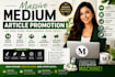 do massive medium article promotion