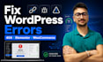 fix wordpress errors, 404, elementor and woocommerce bugs