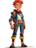 design a 2d character art for your game