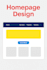 design a clean static business website layout