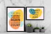 design minimalist typography poster word cloud and wall art