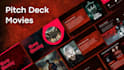 design film pitch deck, fashion and movie presentation, canva presentation