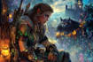 draw character illustration and concept art