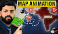 make engaging animated map video and realistic 3d map animation shorts