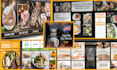 create modern shopfront or storefront window, signage design