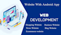 build website with app, business website