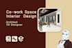 design a small coworking space or startup office interior