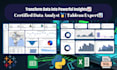 create tableau interactive dashboards, data visualization and KPI reports