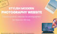 design a stylish modern photography website