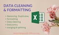 do excel data cleaning, formatting, split data to column