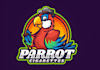 do modern parrotic logo design