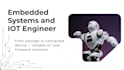 design and develop embedded systems, iot, and firmware solutions