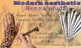make aesthetic henna design and digital henna logo