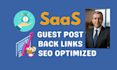 write SEO optimized saas articles with authority backlinks