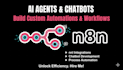 create ai chatbot and automation using n8n