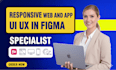 be your figma UI UX designer for website and mobile app design