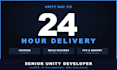 fix unity bugs, errors, or crashes within 24 hours