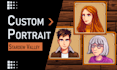 draw a custom portrait in stardew valley style