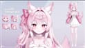 design vtuber model and live2d model rigging professionally