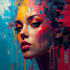 paint digital professional abstract art by hand