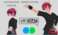 create custom vrchat avatar vrchat clothing furry avatar lip sync vr character