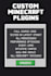 create a custom minecraft plugin for your server