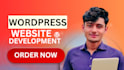do website development as full stack website developer, custom website