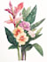 draw an unique botanical illustration