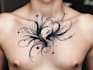 custom an abstract black tattoo design