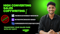 write high converting SEO landing page and sales copy