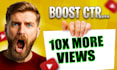 design great youtube thumbnail