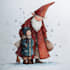 create festive holiday christmas design illustration