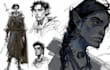 do character and concept sketch for you