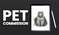 do art commission of pets or animals
